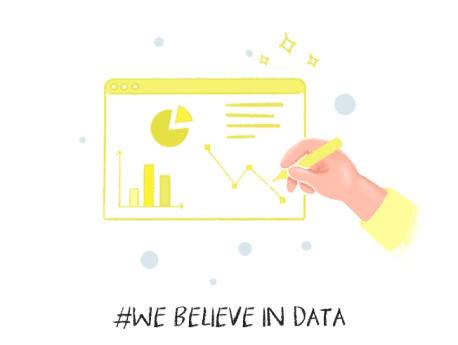 WE BELIEVE IN DATA