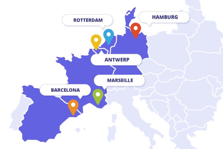 Top 5 European Ports by Size and Activity in 2022