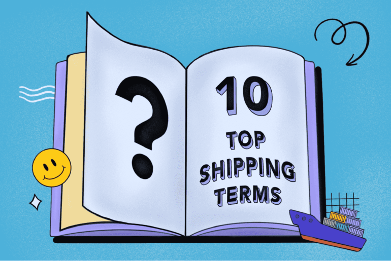 Top 10 Shipping Terms and a book.