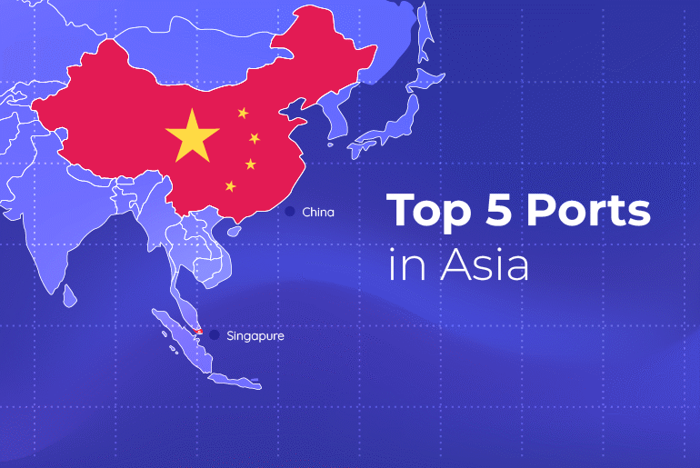 Top 5 Asia Ports by Size and Activity in 2025