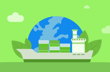 Navios porta-contentores ecológicos no mundo