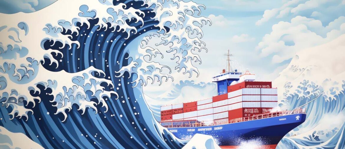 Come fanno le navi portacontainer a sopravvivere alle grandi onde