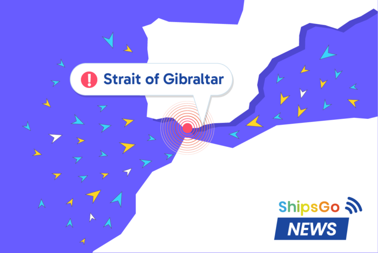Gibraltar Strait Ship Traffic - Live Map